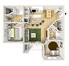Lago Del Mar Apartments B1 Floor Plan